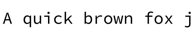 Preview of Source Code Pro Regular font