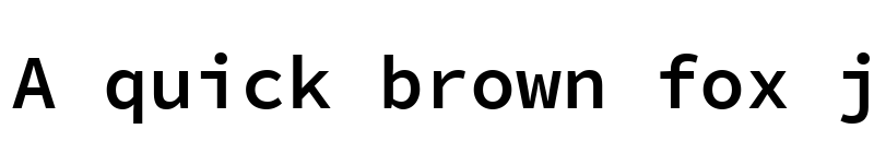 Preview of Source Code Pro Semibold font