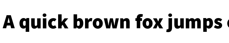 Preview of Source Sans Pro Black font