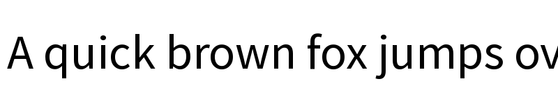 Preview of Source Sans Pro Regular font
