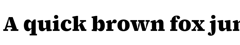 Preview of Source Serif 4 Caption Black font