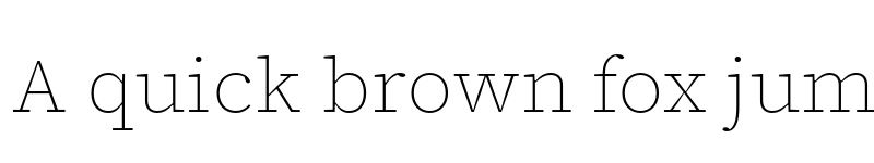 Preview of Source Serif 4 Caption ExtraLight font