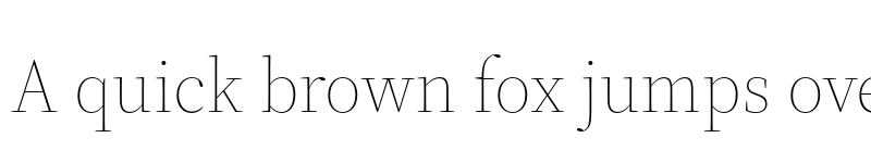Preview of Source Serif 4 Display ExtraLight font