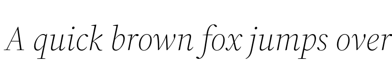 Preview of Source Serif 4 Display Light Italic font