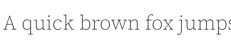 Preview of Source Serif 4 SmText ExtraLight font