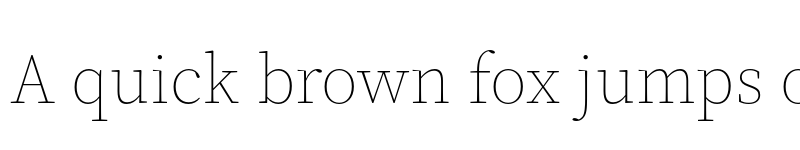 Preview of Source Serif 4 Subhead ExtraLight font