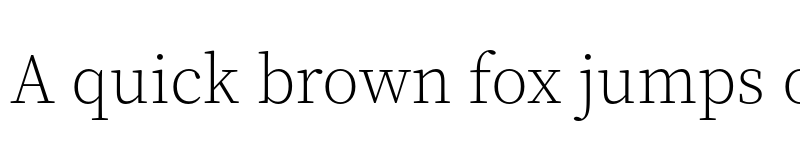 Preview of Source Serif 4 Subhead Light font