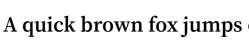 Preview of Source Serif 4 Subhead Semibold font