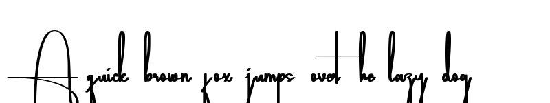 Preview of South Michigan Regular font