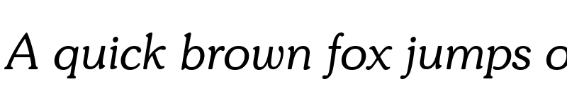 Preview of Souvenir Italic font