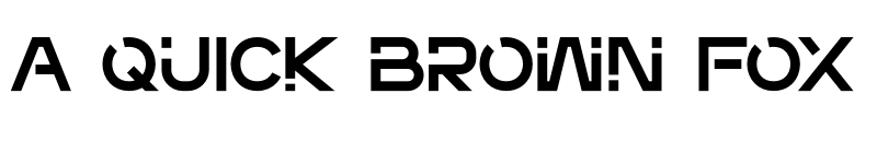 Preview of Space Matic Regular font