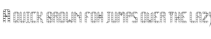 Preview of SPACE PEZ Outline font
