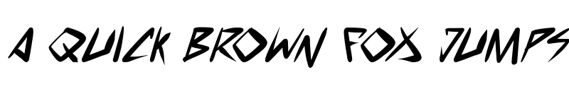 Preview of space punk Bold Italic font