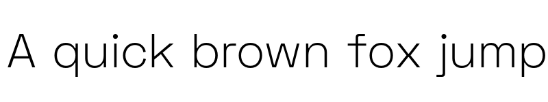 Preview of Space Text Light font