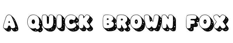 Preview of Space Time Regular font