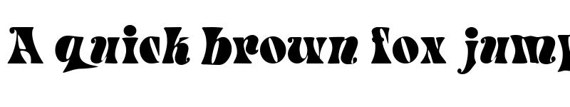 Preview of Spacearella Regular font