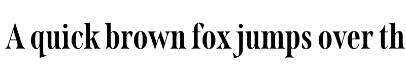 Preview of Span Compressed Bold font