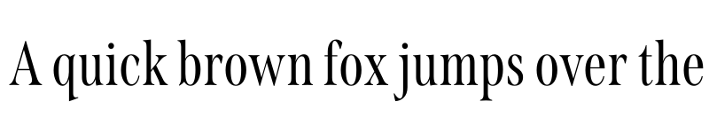 Preview of Span Compressed Regular font