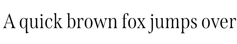 Preview of Span Condensed Light font