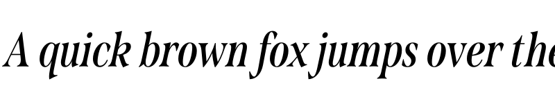 Preview of Span Condensed Semibold Italic font