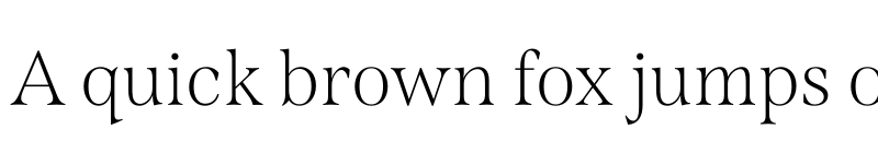 Preview of Span Thin font