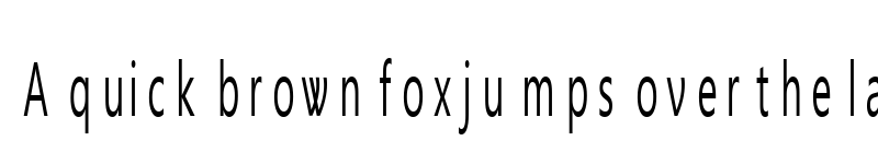 Preview of Spaniard DemiCompressed Demilight Compressed font