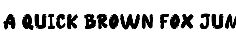 Preview of SPARK BUBBLE Regular font