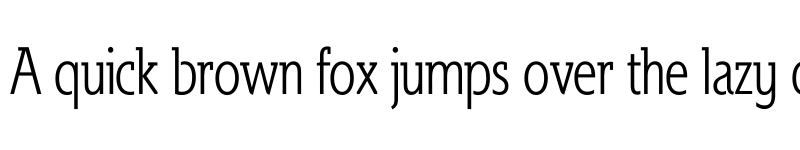 Preview of Spartacus Light Condensed font