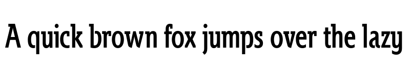 Preview of Spartacus Medium Condensed font