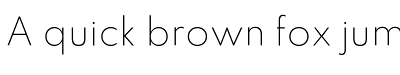 Preview of Spartan ExtraLight font