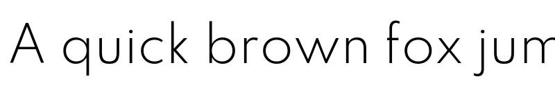 Preview of Spartan Light font