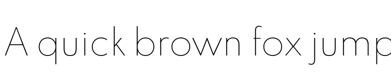 Preview of Spartan MB Thin font