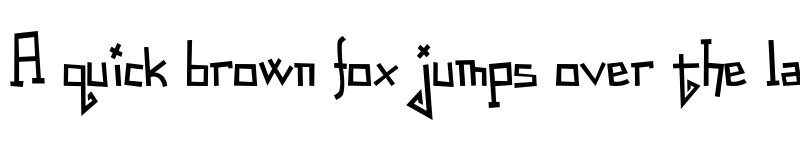 Preview of Spastic Nerfbag Regular font