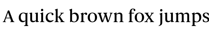 Preview of Spaziel Serif Round Medium font