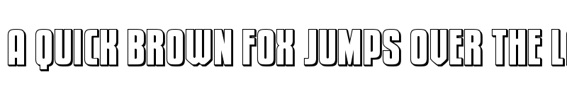 Preview of Special Agent 3D Regular font