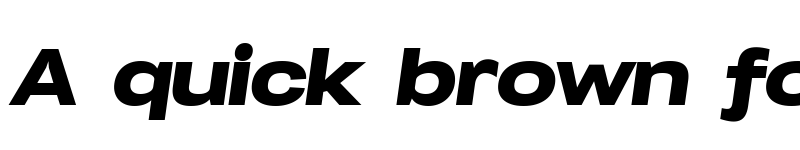 Preview of Specify PERSONAL Expanded Black Italic font