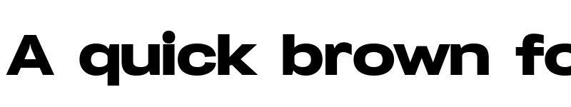 Preview of Specify PERSONAL Expanded Black font