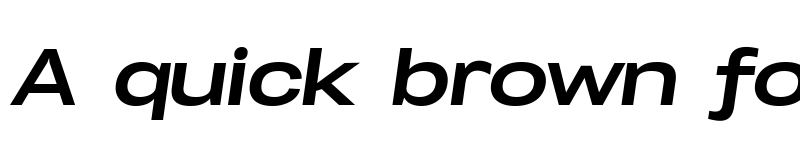 Preview of Specify PERSONAL Expanded Bold Italic font