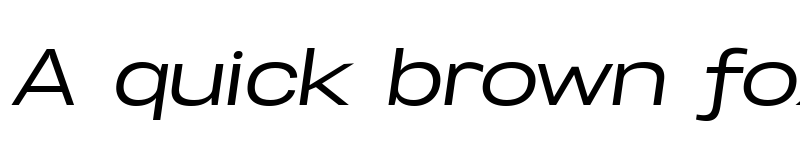 Preview of Specify PERSONAL Expanded Medium Italic font