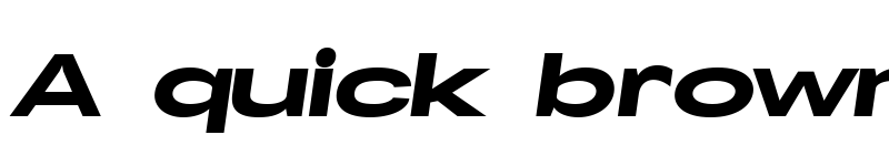 Preview of Specify PERSONAL Extraexpanded Black Italic font