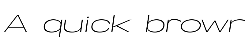 Preview of Specify PERSONAL Extraexpanded Light Italic font