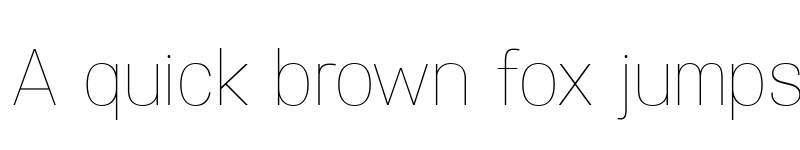 Preview of Specify PERSONAL Normal Thin font