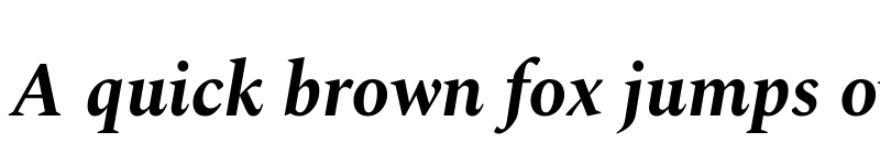 Preview of Spectral Bold Italic font
