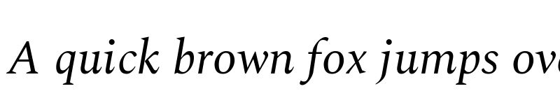 Preview of Spectral Italic font