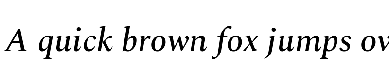 Preview of Spectral Medium Italic font