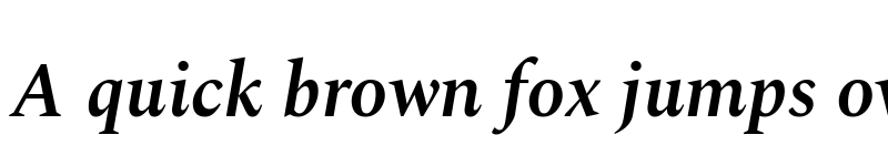 Preview of Spectral SemiBold Italic font
