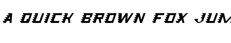 Preview of Speed Attack Demo Italic font