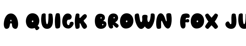 Preview of Speed Bubble Regular font