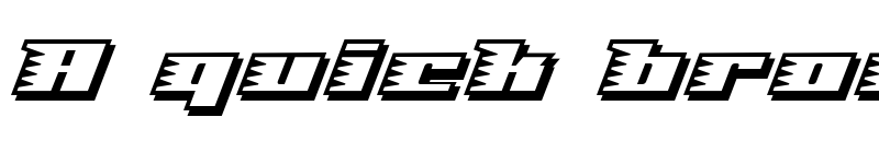 Preview of Speed Solid font