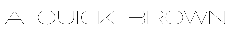 Preview of Sphere Next Thin font